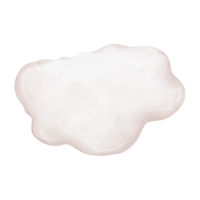 aguarela nuvem, bebê chuveiro elemento, mão desenhado ilustração png