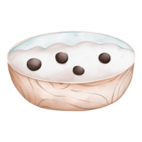 acquerello torta biscotto, madri giorno elemento, mano disegnato illustrazione png