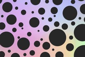 Colorful polka dot backdrop and background photo