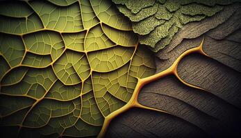 Artful Textures from the Beauty of Leaves photo