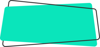 geométrico de colores bandera en plano estilo png