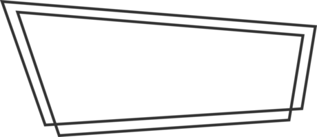 geometrisk linje baner i platt stil png