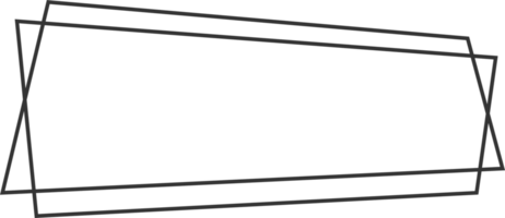 geométrico línea bandera en plano estilo png