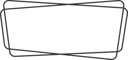 geometrisk linje baner i platt stil png