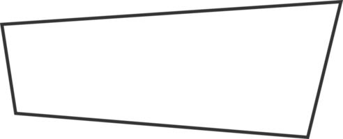 geométrico línea bandera en plano estilo png