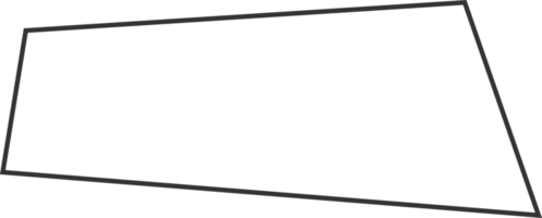 géométrique ligne bannière dans plat style png