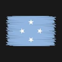 vector de bandera de micronesia