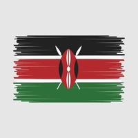 vector de bandera de kenia
