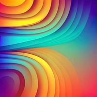 Abstract background with colorful lines. AI Generated photo