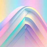 Y2K nostalgia gradient abstract background. AI Generated photo