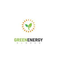 Green Energy Logo designs concept vector, Leaf vector