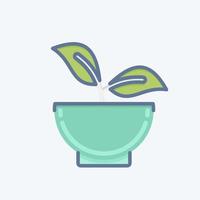 Icon 100 Vegan. related to CBD Oil symbol. simple design editable. simple illustration vector