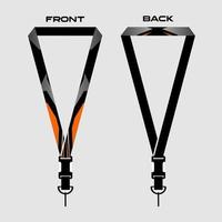 Lanyard Template for Dentical Spesialist vector