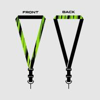 Lanyard Template for Dentical Spesialist vector