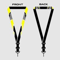 Lanyard Template for Dentical Spesialist vector