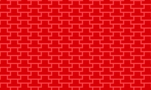 resumen rojo antecedentes con sin costura modelo. geométrico estilo valores vector. vector