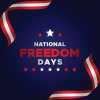National Freedom Day vector