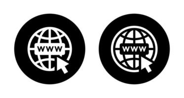 Website URL, internet http address icon vector. vector