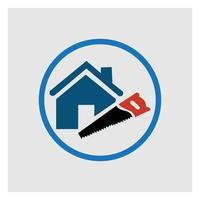 simple house repair vector