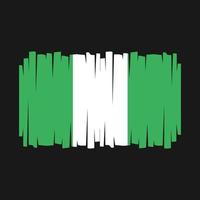 vector de bandera de nigeria