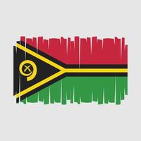 vector de bandera de vanuatu