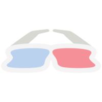 3d Brille Brille Kino retro Linsen polarisiert Sonnenbrille png