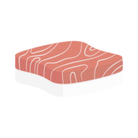 tonijn vlees plak sushi rijst- noch ik zeewier voedsel png