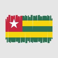 vector de bandera de togo