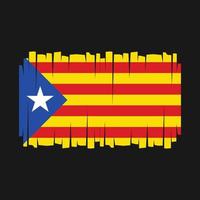 vector de bandera de cataluña