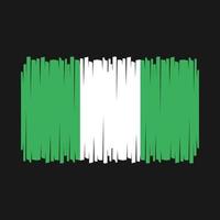 vector de bandera de nigeria