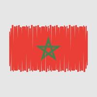 vector de bandera de marruecos