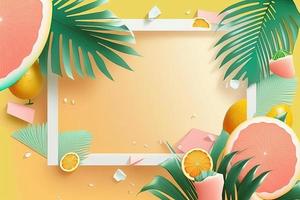 Modern Holiday Template with a Tropical Flair photo