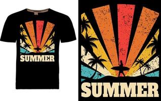 SUMMER T SHIRT DESIGN vector