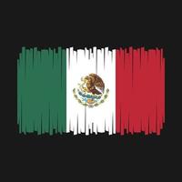 vector de la bandera de mexico