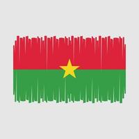 vector de bandera de burkina faso