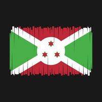 vector de bandera de burundi