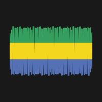 vector de bandera de gabon