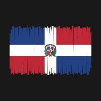 vector de bandera de república dominicana