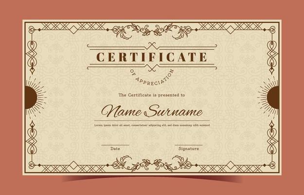Bond Certificate Template