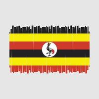 Uganda Flag Vector