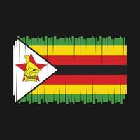 vector de bandera de zimbabwe