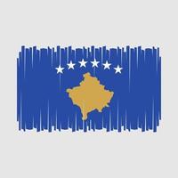 vector de bandera de kosovo