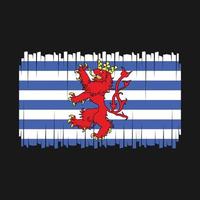 vector de bandera de luxemburgo