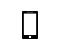 Mobile icon simple design vector template