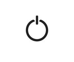 Power icon design vector template