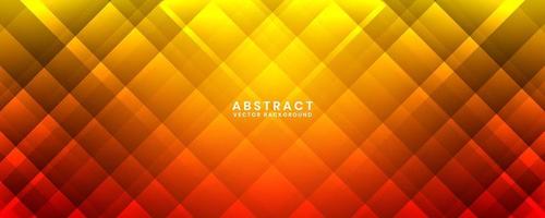 3D orange geometric abstract background overlap layer on bright space with polygonal shapes decoration. Graphic design element cutout effect style concept for banner, flyer, card, or brochure cover vector