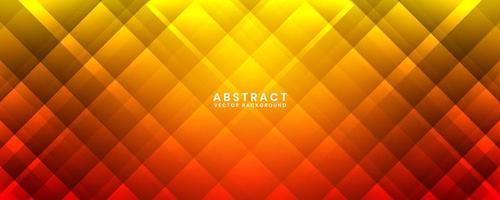 3D orange geometric abstract background overlap layer on bright space with polygonal shapes decoration. Graphic design element cutout effect style concept for banner, flyer, card, or brochure cover vector