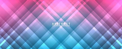 3D blue pink geometric abstract background overlap layer on bright space with polygonal shapes decoration. Graphic design element cutout effect style concept for banner, flyer, card, or brochure cover vector