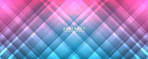 3D blue pink geometric abstract background overlap layer on bright space with polygonal shapes decoration. Graphic design element cutout effect style concept for banner, flyer, card, or brochure cover vector