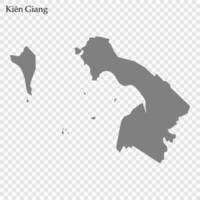 mapa de provincia de Vietnam vector